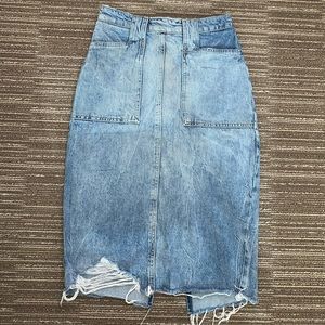 We The Free Denim Skirt